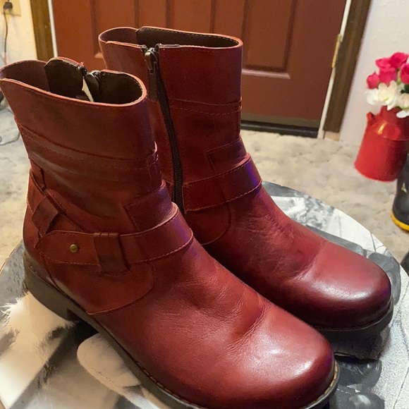 Jafa Shoes - Jafa Red Leather Boots